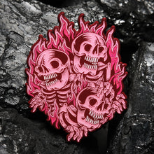 Load image into Gallery viewer, &quot;Blazing Skull&quot; Pin
