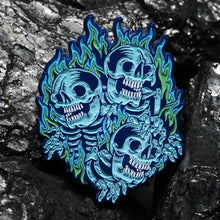 Load image into Gallery viewer, &quot;Blazing Skull&quot; Pin
