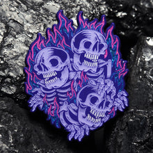 Load image into Gallery viewer, &quot;Blazing Skull&quot; Pin
