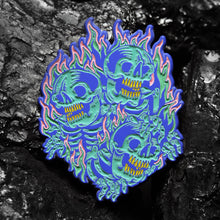 Load image into Gallery viewer, &quot;Blazing Skull&quot; Pin
