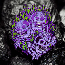 Load image into Gallery viewer, &quot;Blazing Skull&quot; Pin
